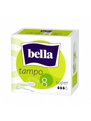 Тампоны Bella Tampo Premium Comfort Super без аппликатора 3 капли 8 штук