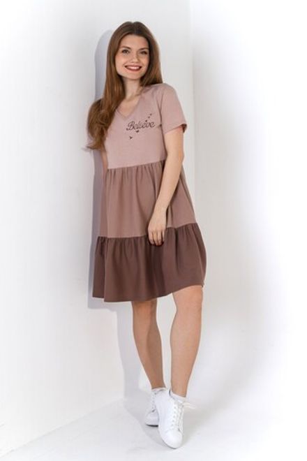 Платье Эксклюзив Виотекс БЕЖЕВЫЙ