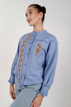 Блузка с чувашской вышивкой