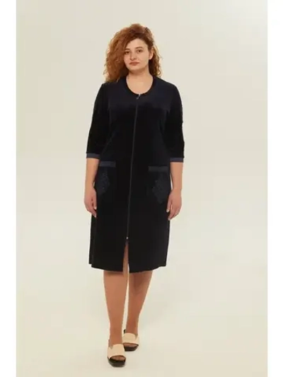 Халат домашний теплый на молнии