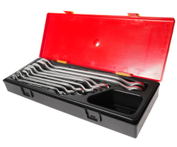 Набор ключей накидных 8-24мм 45град. (евро) 8 предметов в кейсе JTC