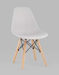 Стул Eames Style DSW светло-серый (разборный каркас)