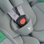 Автолюлька Indigo Minky I-Size с базой 0+ (40-87см) светло-серый