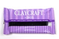 Глина цветная CLAYCRAFT by DECO™ (Черная)