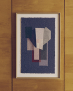 Картина Veluni из переработанной бумаги разноцветная 60 x 90 см