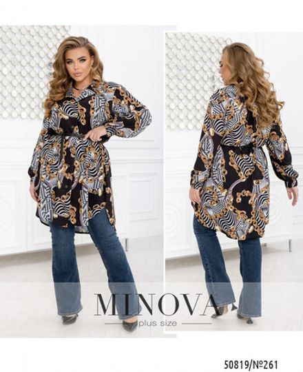 Рубашка 261-черный Minova Фото 1