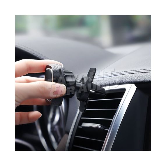 Держатель HOCO CA52 Intelligent воздуховод магнит серый