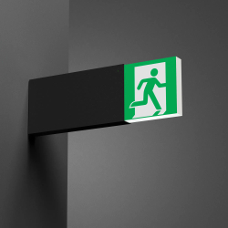 Световой указатель EMG-MARK-L-3H-BK (Arlight, IP40 Металл, 5 лет) 059802