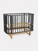 Кровать детская 120*60 RANT "SANDY" (арт.767) овальная/сьемное ограждение Moon Grey (2 кор)