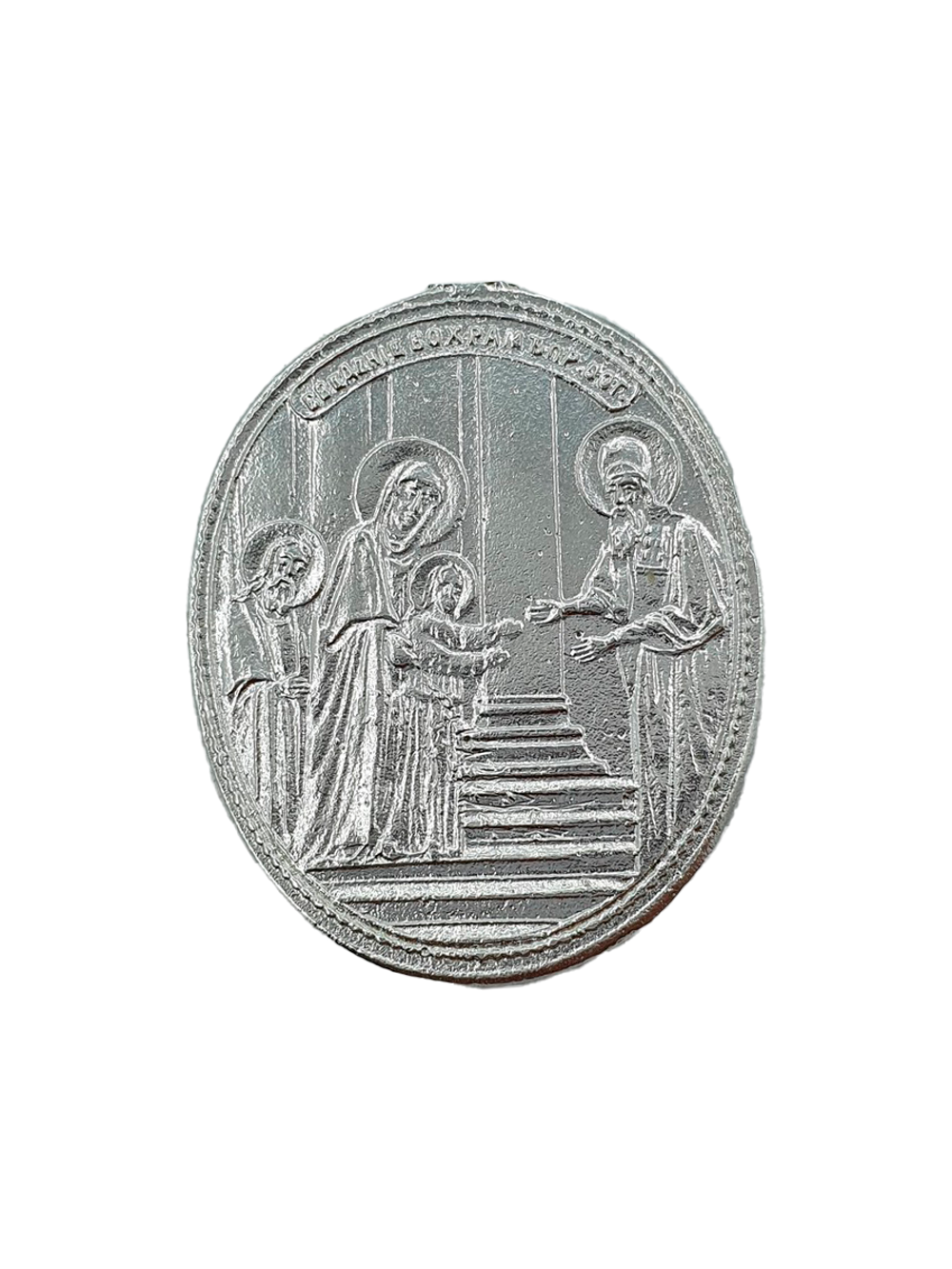 Восковка икона Свидание во храме. Без вставок., 1 деталь