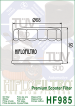 Фильтр масляный Hiflo Filtro HF985