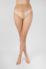 Тонкие матовые колготки (Размер: M) (Цвет: бронзовый)