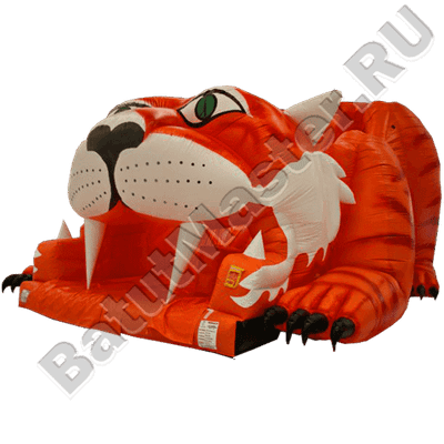 Детский надувной батут-горка "Тигр"