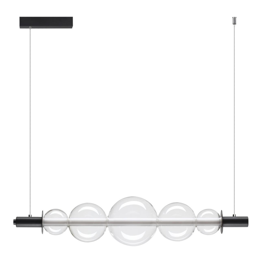 5671/10L LEDIO LN23 000 чёрный Светильник подвесной LED 10W жел, синий, фиол свет 650Лм 220V MIAMI