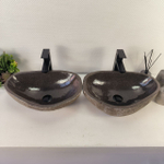 Раковина из речного камня ПАРА! RS-65485 49*33*15 0865
