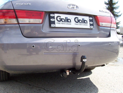Фаркоп оцинкованный Galia H065A для Hyundai Sonata, 4dv, 2004- Type A(паспорт и сертификат в комплекте)(без электрики)