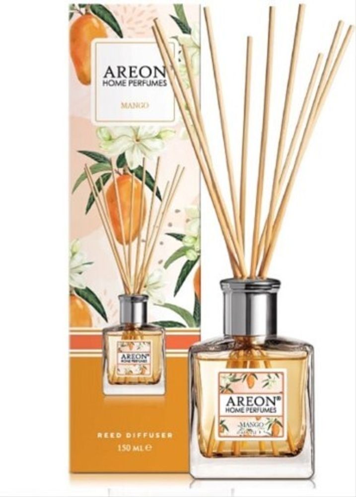 Ароматизатор бытовой 150 мл  AREON HOME PERFUME STICKS BOTANIC  Mango (AREON)