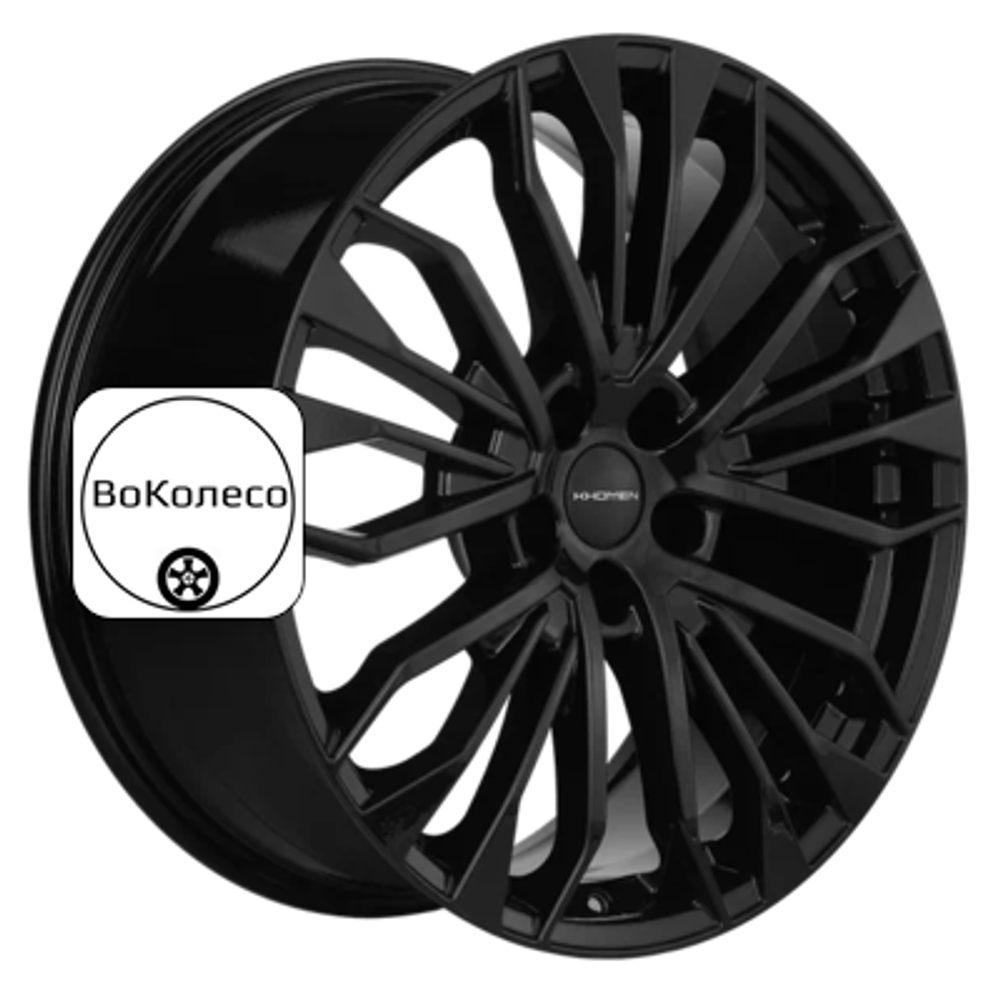 8,5x20/5x112 ET20 D66,6 KHW2009 (Q8) Black Khomen Wheels