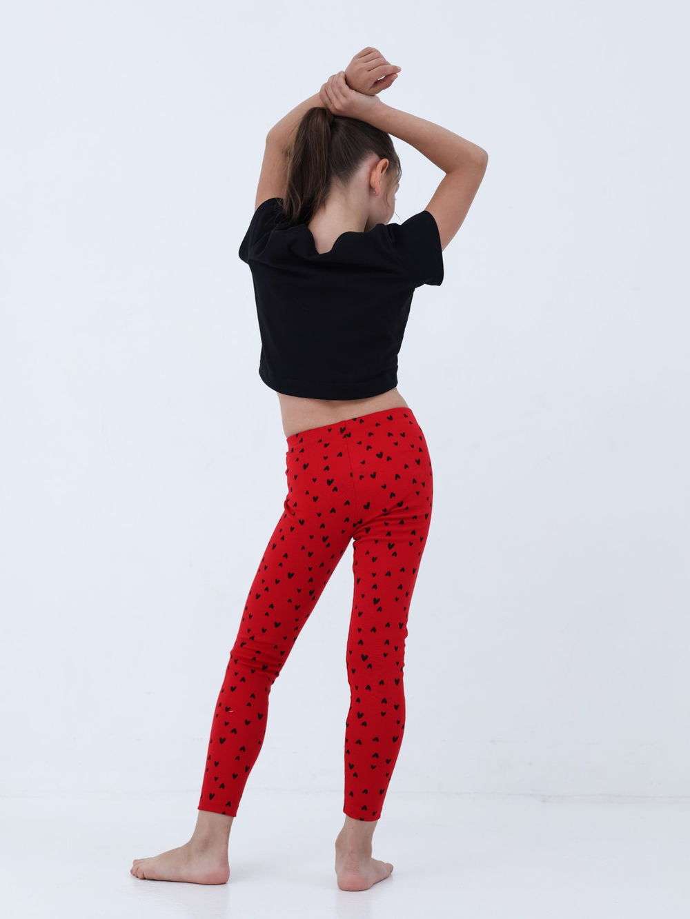 Блузка для девочки, модель №1, рост 122 см, черная