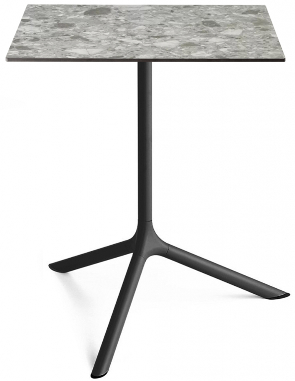 Стол ламинированный обеденный Scab Design Tripe Maxi, черный, зернистый