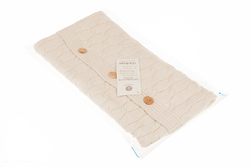 Элитная наволочка декоративная Imperio 22 экрю от Luxberry упаковка