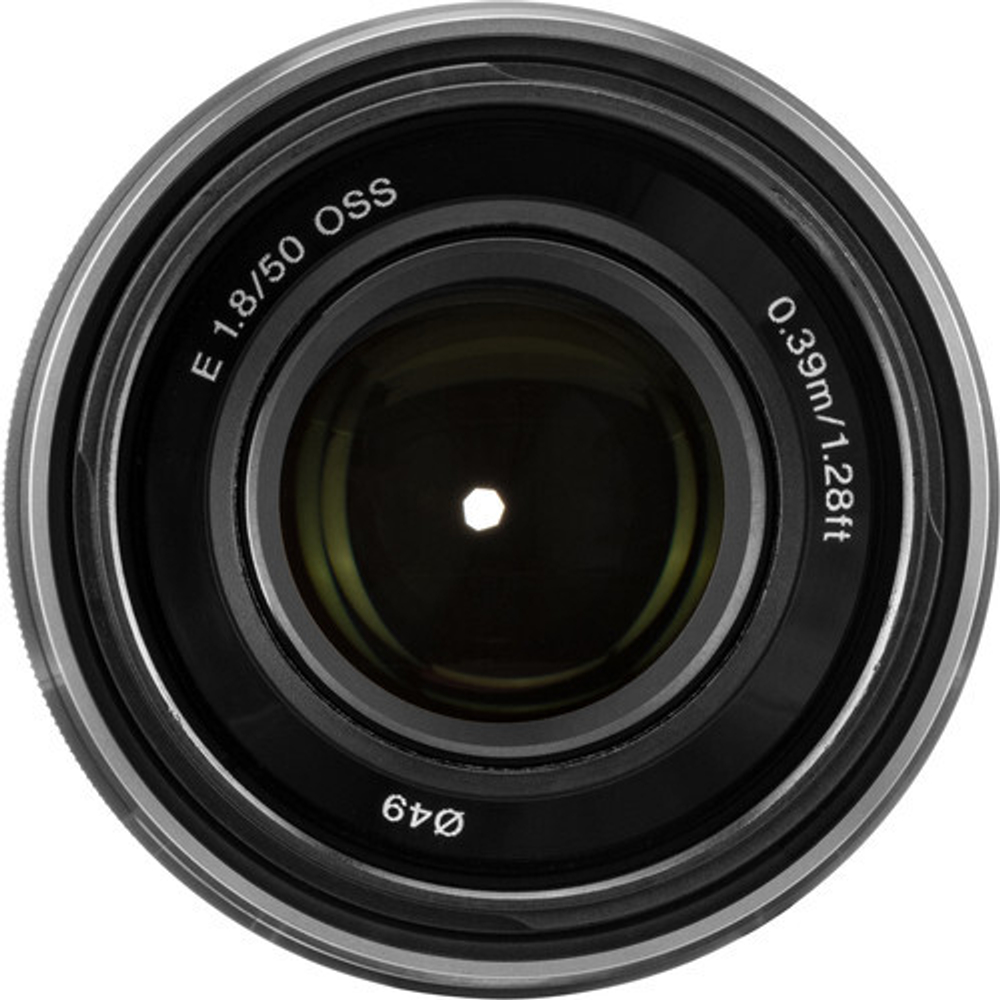 Объектив Sony 50mm f/1.8 OSS (SEL-50F18), серебристый