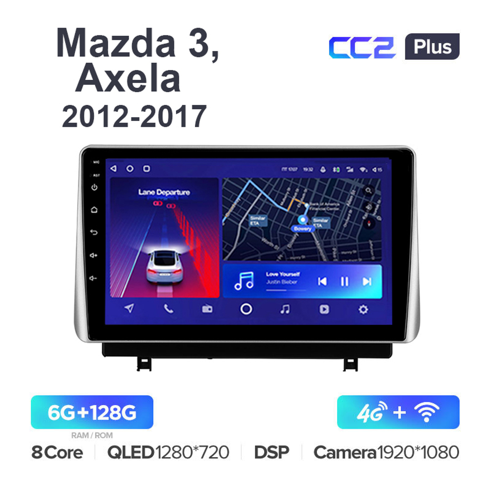 Teyes CC2 Plus 10,2"для Mazda 3, Axela 2018-2021