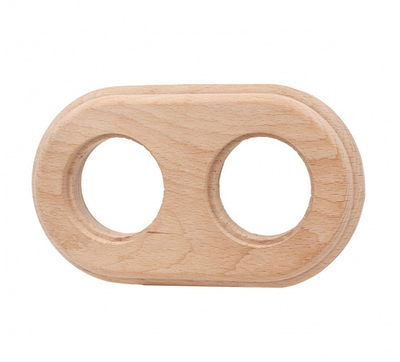 Рамка 2-местная R, дерево, цвет Натурэль RF1-620-10