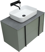 Тумба с раковиной Allen Brau Reality 1.32005.CGM 80 cement grey matt
