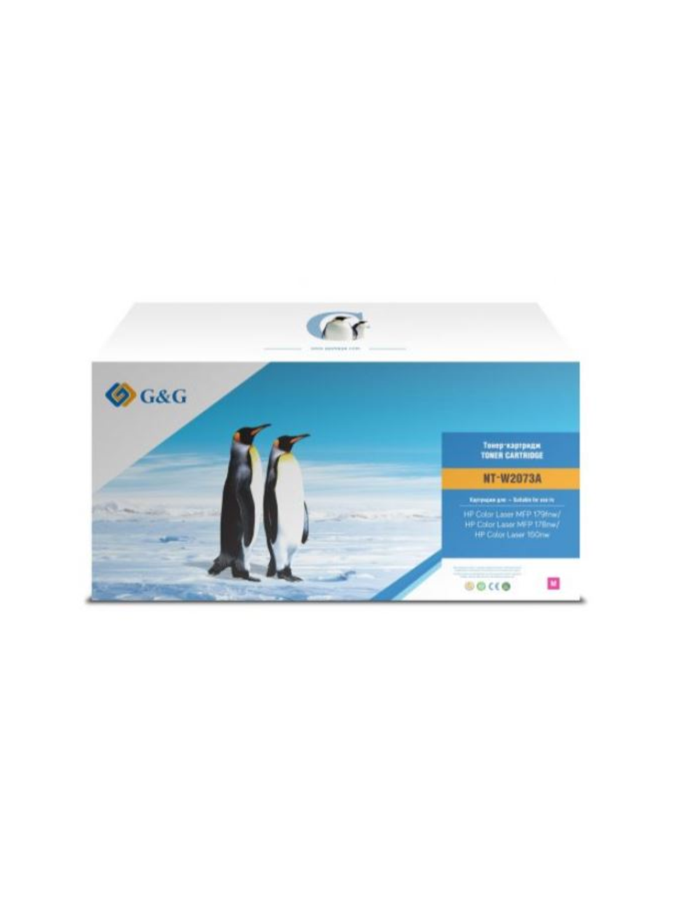 Cartridge G&G 117A для HP CLJ 150/17817, с чипом (700стр.), пурпурный (аналог W2073A)
