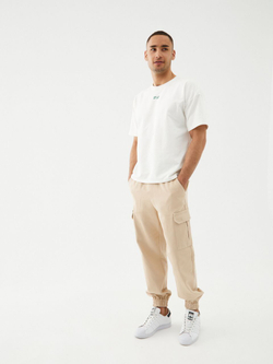 Джоггеры карго хлопковые. Песок