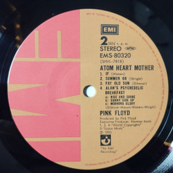 Винтажная виниловая пластинка LP Pink Floyd Atom Heart Mother (Japan 1974) (Obi) Fat Old Sun