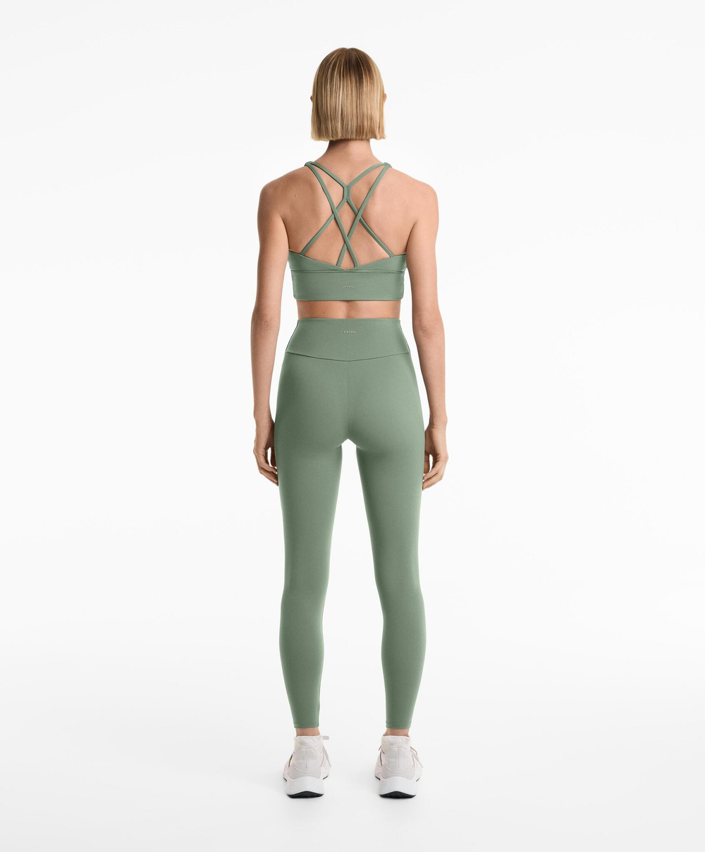 OYSHO Легинсы длиной до щиколотки Comfortlux с высокой посадкой, светло-зеленый