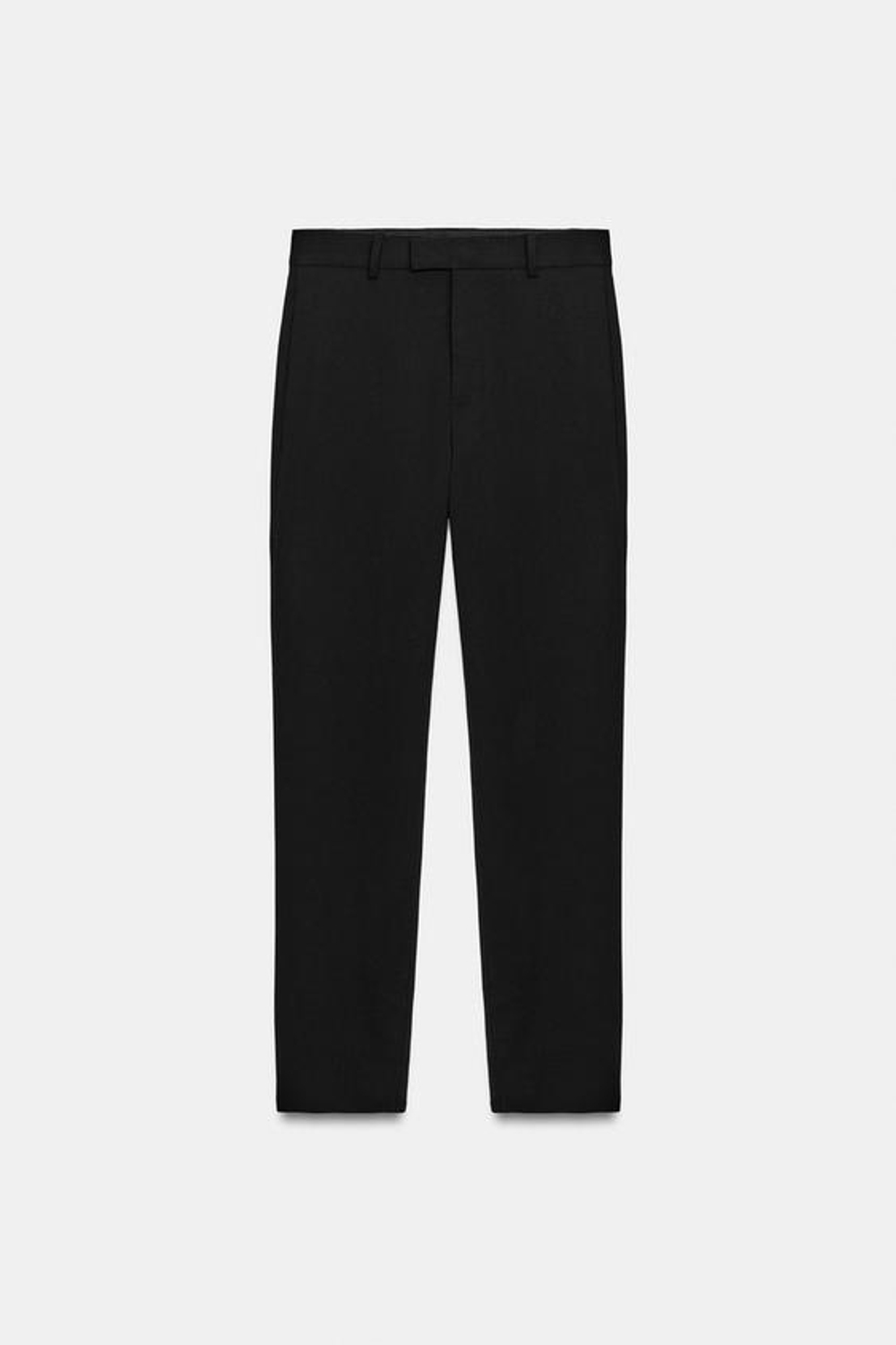 ZARA БРЮКИ SLIM ИЗ ШЕРСТИ — ZW COLLECTION LIMITED EDITION, ЧЕРНЫЙ