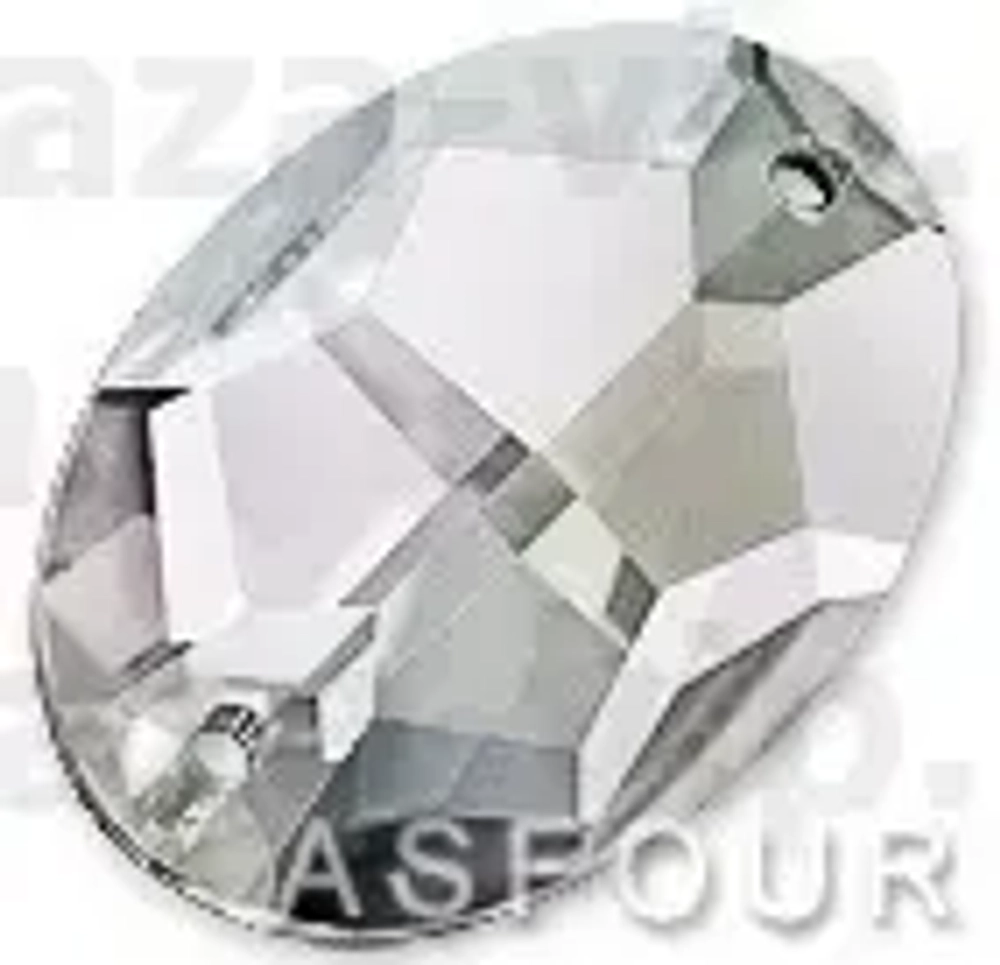 0AF-SO101-16-01 ASFOUR 505 OVAL col.CRYSTAL 16мм =1шт.