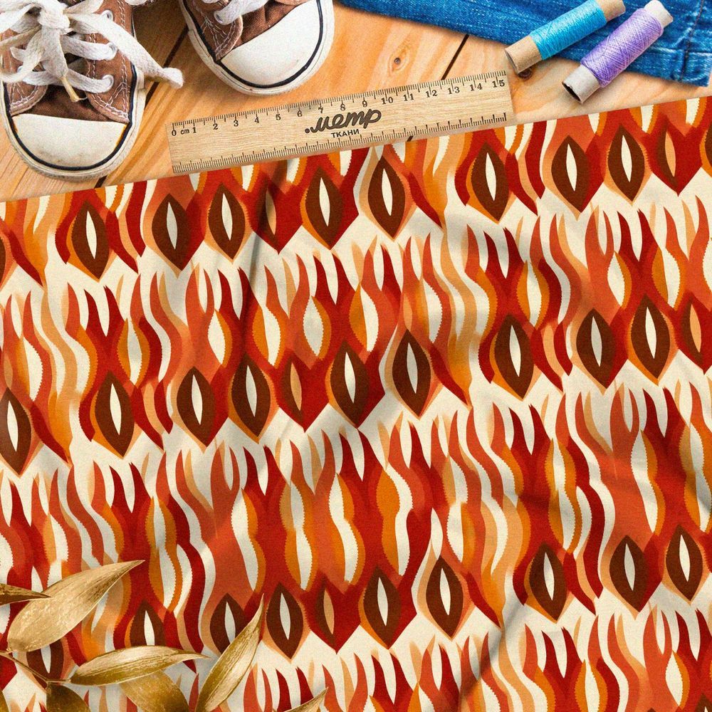 Ткань премиум дюспо волшебные линии