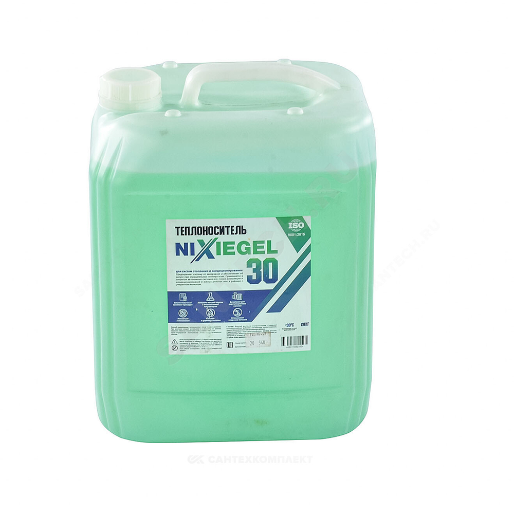 Теплоноситель Nixiegel 30 50 кг этиленгликоль 45,34% Ткр=-31 оС канистра DIXIS 0-08-0016