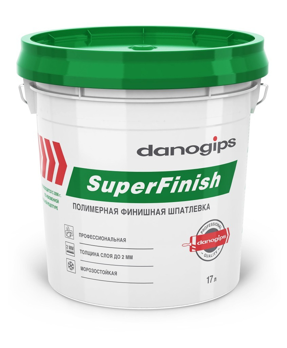 Шпатлевка гот.Шитрок/Danogips SuperFinish (28кг/17л)