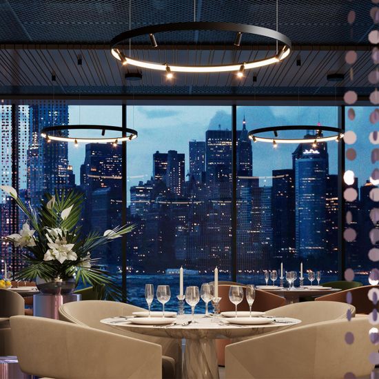 4317/58L HIGHTECH ODL22 331 металл/черный с золотом Подвесной светильник с пультом ДУ и доп. креплением IP20 LED 45W+15W 1952Лм 3000-6000K FONDA