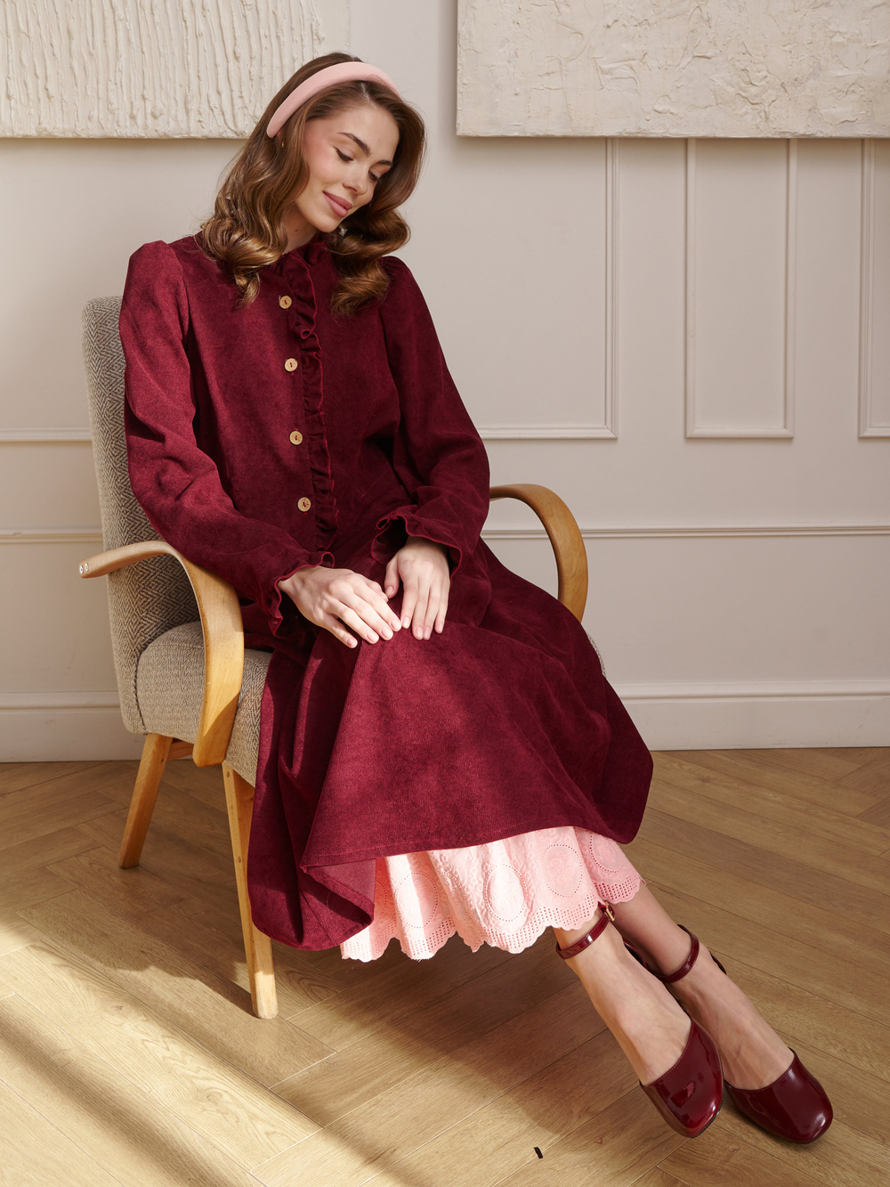 Жакет вельвет укороченный