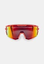 Спортивные очки HILX Samurai / Matt Solid Red / Red Polarized Lens + Clear Lens
