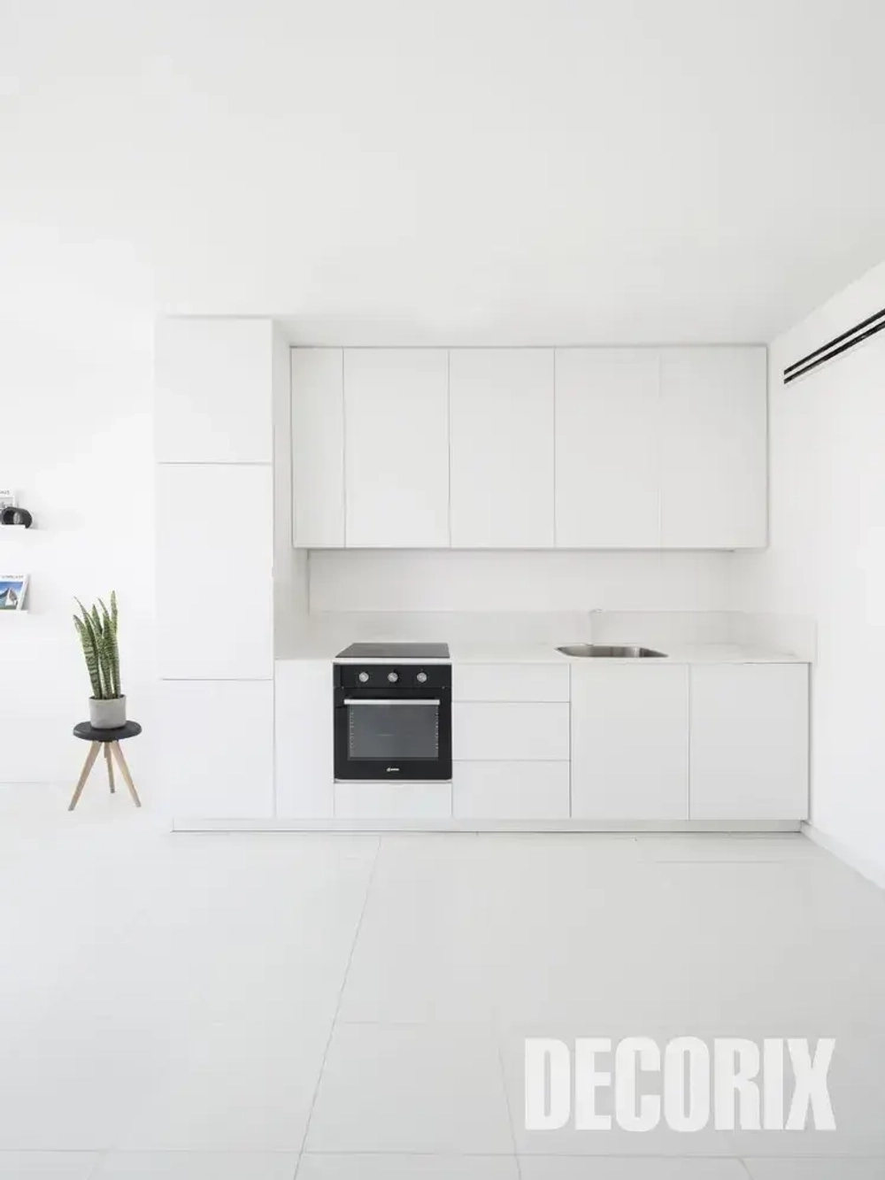 Краска аэрозольная белая глянцевая акриловая DECORIX - эмаль в баллончике для любых поверхностей 210 мл