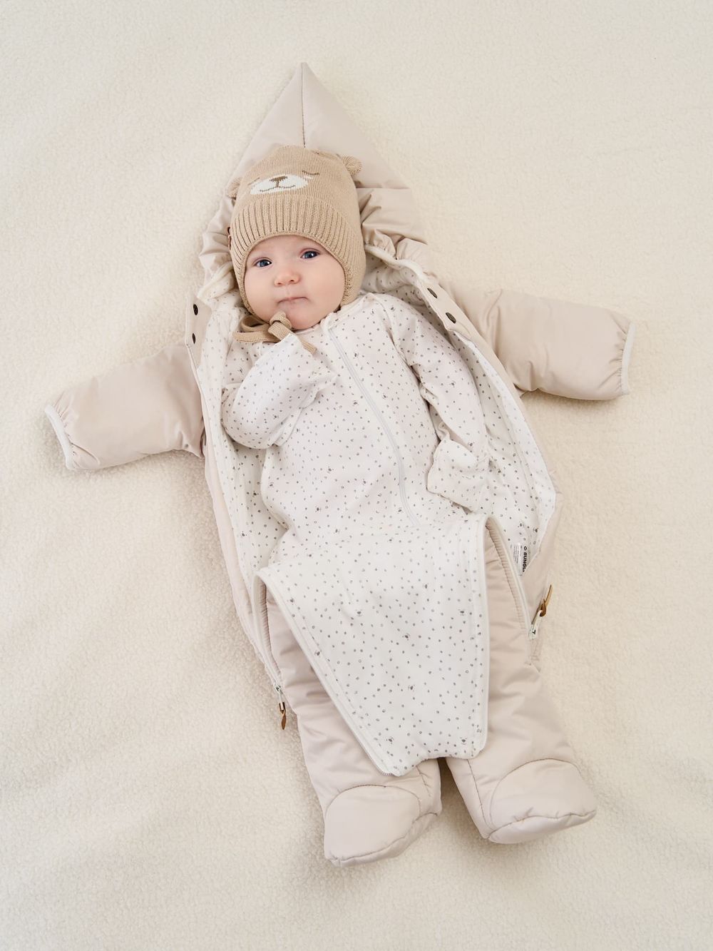 Комбинезон демисезонный с закрытой ножкой "Тофу" 0+