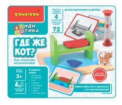 Детская настольная игра "Где же кот?"