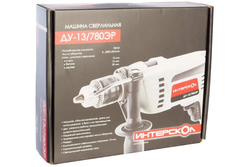 Дрель ударная ИНТЕРСКОЛ ДУ-13/780ЭР (421.1.0.00)