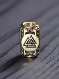 Бусины «Славянские» квадратные из латуни В АССОРТИМЕНТЕ