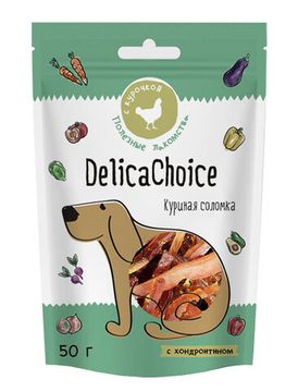 DelicaChoice Лакомство для собак "Куриная соломка"