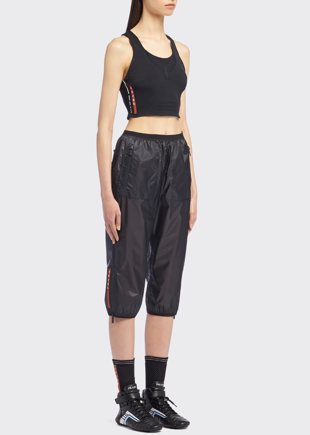 Майка Prada из мягкого полиэстера