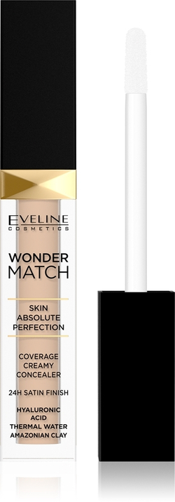 Eveline Cosmetics Wonder Match - Кремовый консилер 24 часа., 7 ml
