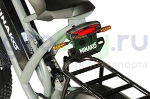 Электровелосипед Minako FOX-L 2.0 (48v/23Ah) Литые диски - Серый
